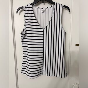 Blue & White striped top by Jules & Leopold, S